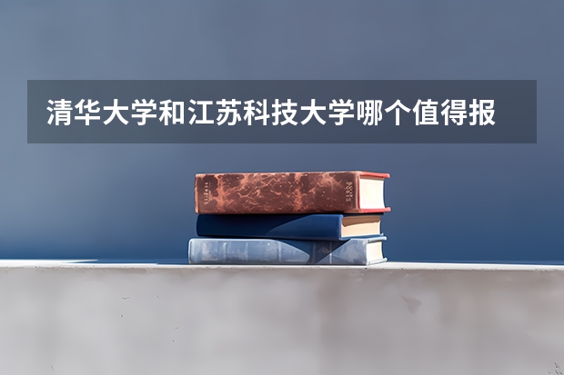 清华大学和江苏科技大学哪个值得报
