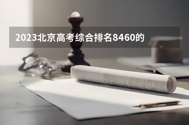 2023北京高考综合排名8460的考生报什么大学好 往年录取分数线