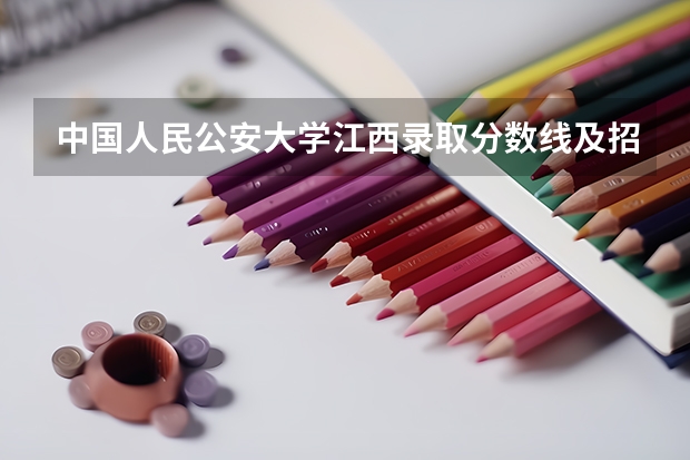 中国人民公安大学江西录取分数线及招生人数