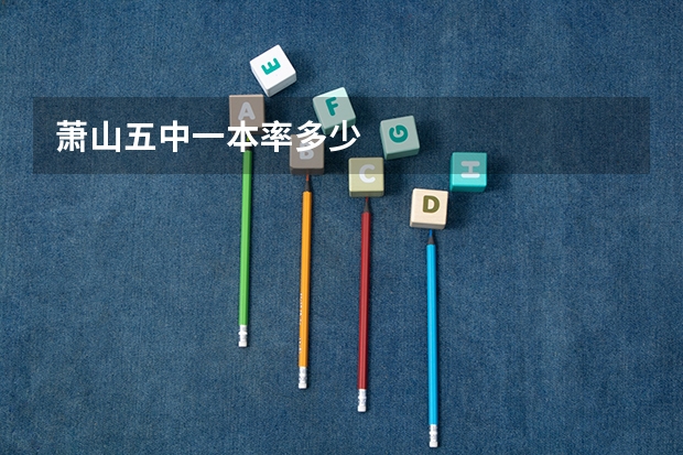 萧山五中一本率多少
