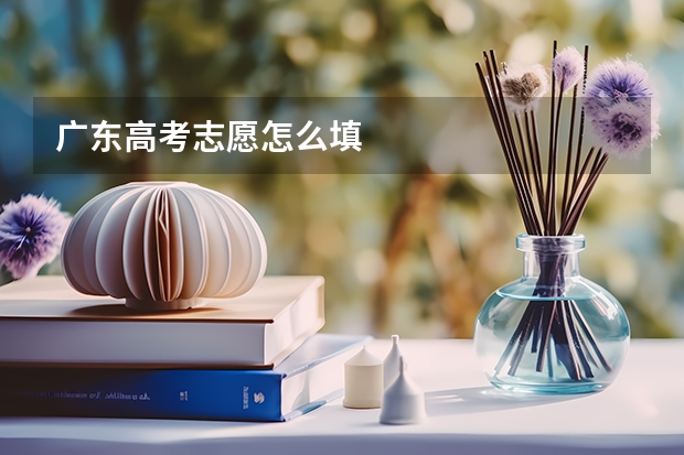 广东高考志愿怎么填