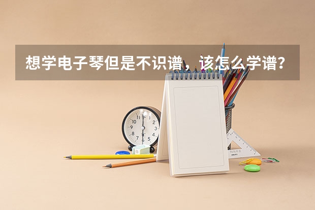 想学电子琴但是不识谱,该怎么学谱??