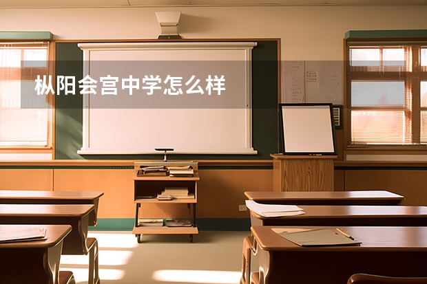 枞阳会宫中学怎么样