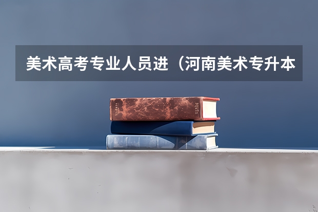 美术高考.专业人员进（河南美术专升本分数线2023）