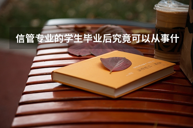 信管专业的学生毕业后究竟可以从事什么工作？