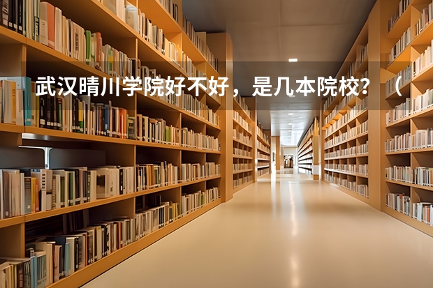 武汉晴川学院好不好，是几本院校？（武汉商学院的本科是二本还是三本）