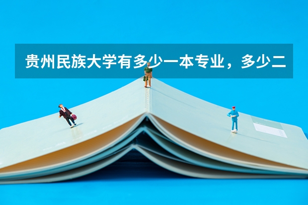 贵州民族大学有多少一本专业,多少二本专业,多少三本专业?