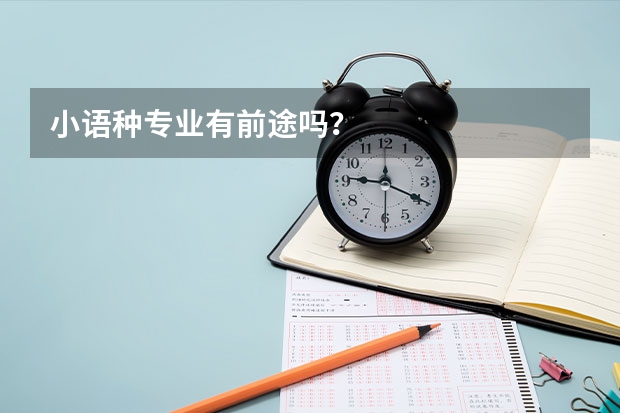小语种专业有前途吗？