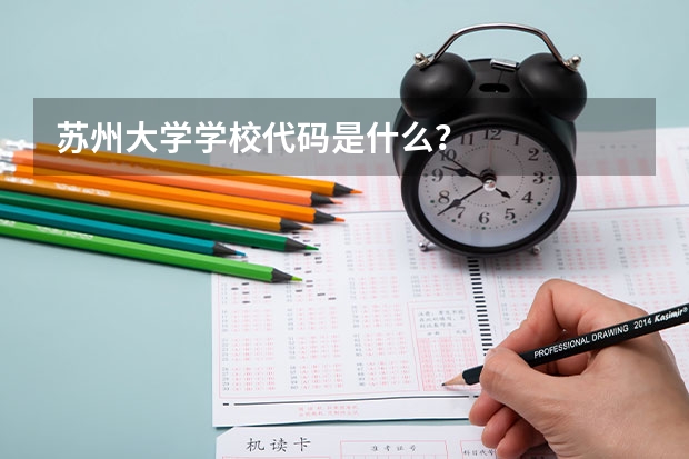 苏州大学学校代码是什么？