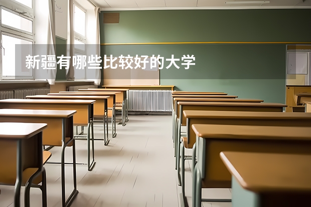 新疆有哪些比较好的大学